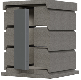 1 door 1600mm ultra high security outdoor concrete bunker 2